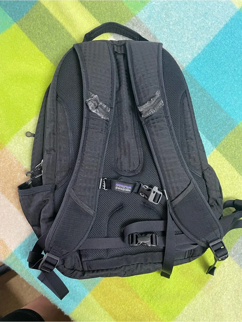 Vintage Patagonia Lightwire Black 25 Backpack Ripstop Hiking Day Time Pack